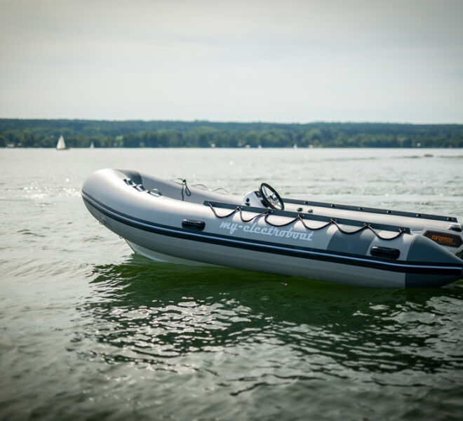 My Electroboat myRIB 420 Schlauchboot als Beiboot